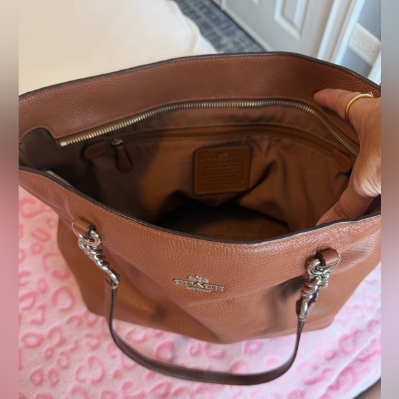 Coach Leather 36600 Tote with Silver Accents
Size: OS - Picture 7 of 13